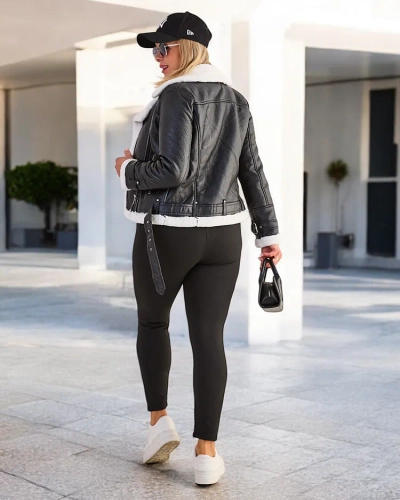 Royalfashion Bavlnené legíny pre plnoštíhle ženy