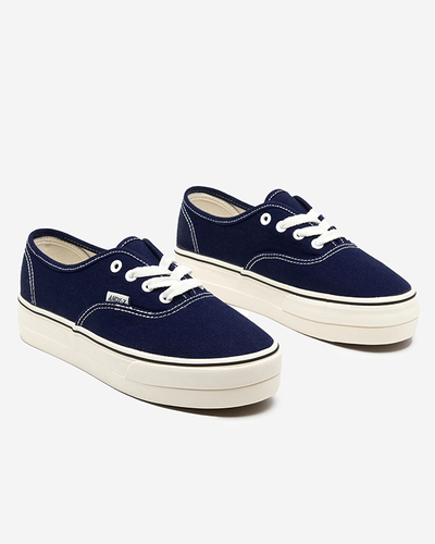 Dámske tmavomodré tenisky Milumi - Obuv