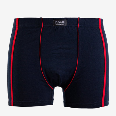 Tmavomodré pánske boxerky - spodná bielizeň