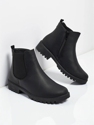 Ženski gležnjarji a'la chelsea iz eko usnja Belmo