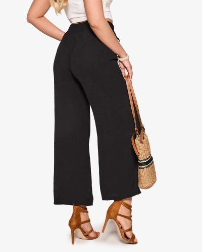 Čierne dámske palazzo- Oblečenie