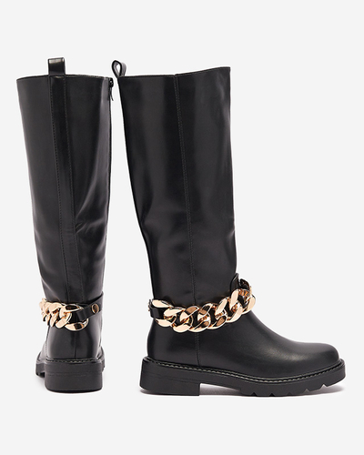 Dámske nadkolienky z ekokože v čiernej farbe Koterika- Obuv