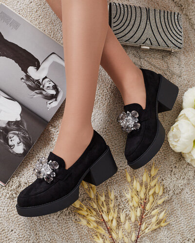 Royalfashion Dámske poltopánky Pegorani s vysokým podpätkom