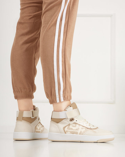 Dámska béžová vysoká športová obuv Retila - Footwear