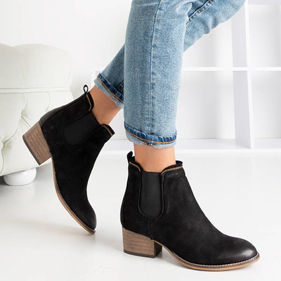 Čierne ploché topánky Betha - Topánky