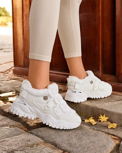 Royalfashion Dámske tenisky s kožušinovou výstielkou Poriomo