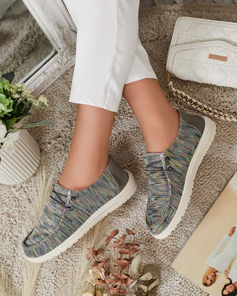 Royalfashion Dámske šnurovacie poltopánky