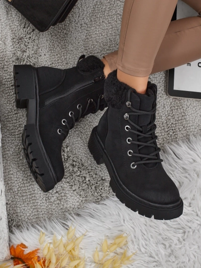 Ženski škornji s krznom Tessara