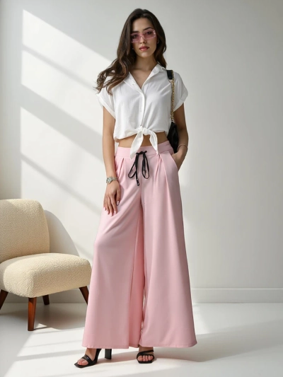 Royalfashion Široké dámske nohavice