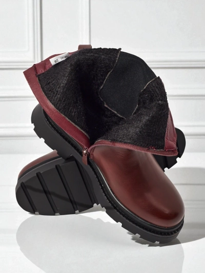 Visoki ženski gležnarji iz eko usnja Pearl Mist