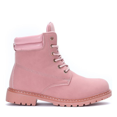 Ocieplane trapery w kolorze różowym Gelija - Obuwie