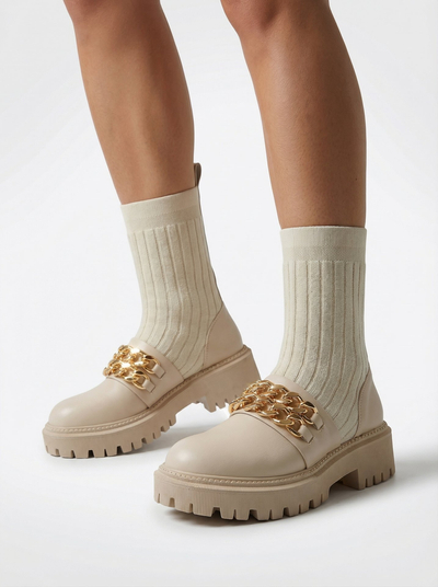 Royalfashion Elegantné dámske čižmy s ornamentom Olluf