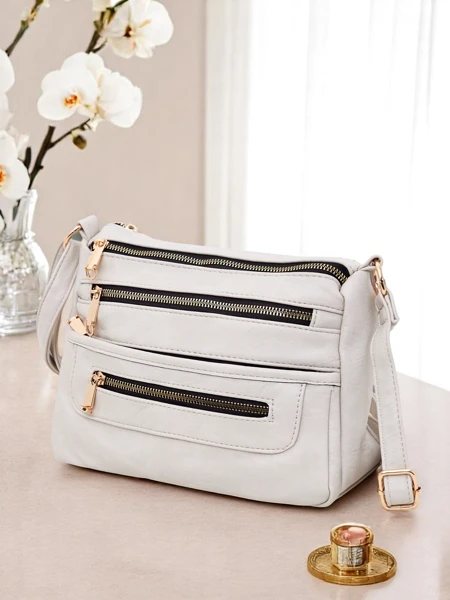 Royalfashion Malá štvorcová kabelka z eko kože Niva Time