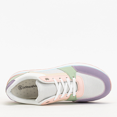 Viacfarebné dámske športové tenisky s trblietkami Berilan - Obuv