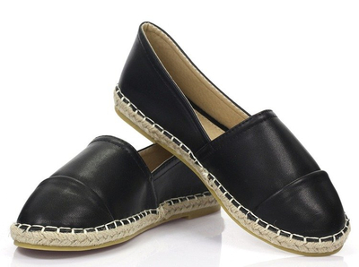 Czarne espadryle Proxymessa - Obuwie