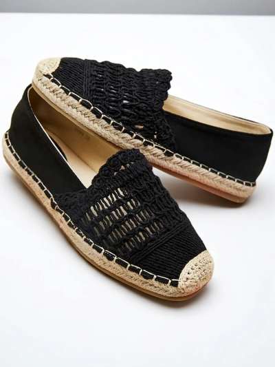 Royalfashion Ažurové dámske espadrilky Cetillad