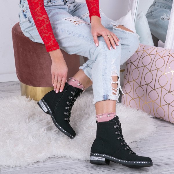 Black Shelby Workers - Obuv