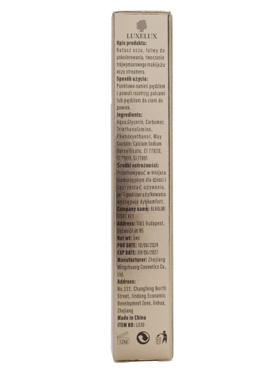 Luxelux Trblietavá tekutá očná farba 01 5ml