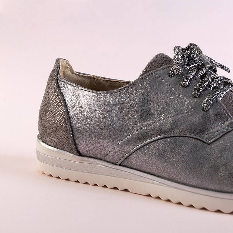 Strieborná detská obuv Boliva - Obuv