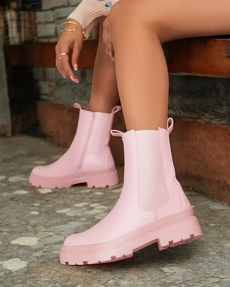 Royalfashion Eko kožené dámske čižmy Ereste