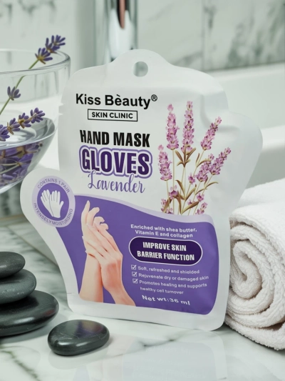 Aurelia Hand Mask Gloves Lavender - Vlažilne rokavice za roke 30 g