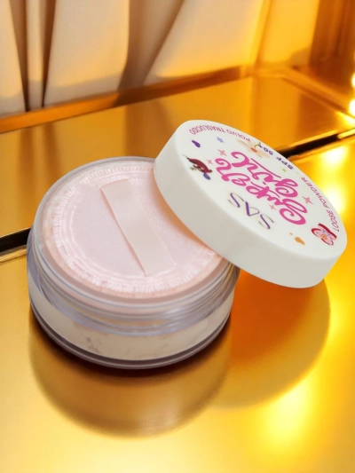 Sypký púder na tvár s SPF 50 Zlatý lesk