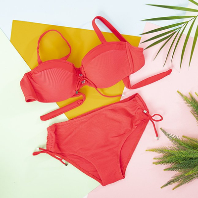 Dámske dvojdielne plavky Coral Stripe - spodná bielizeň
