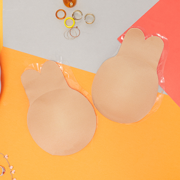 Béžové dámske samonosné poťahy - spodná bielizeň