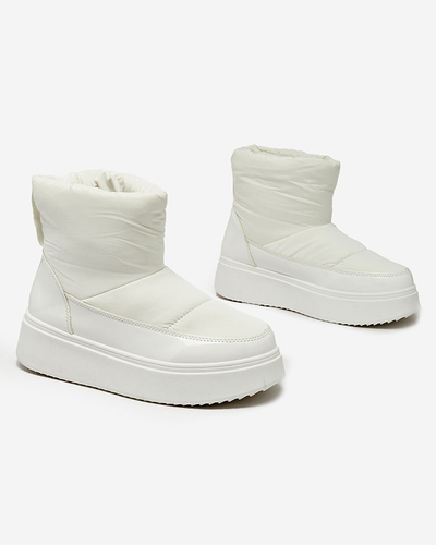Royalfashion White Maderta dámske snehové topánky