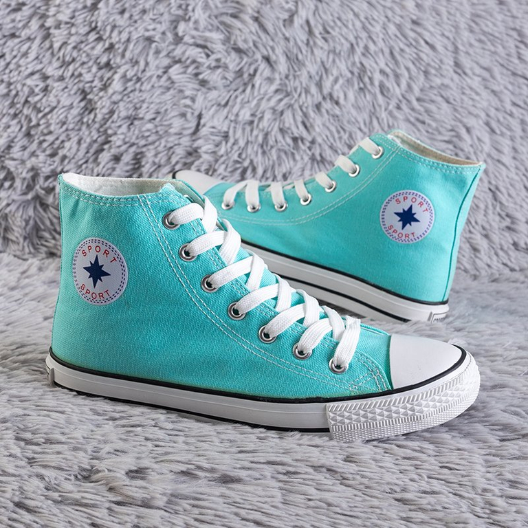 Dámske modré vysoké tenisky Inter - Footwear