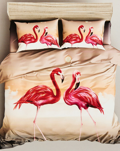 Royalfashion Vzorované posteľné prádlo 200x220 sada 3 dielov