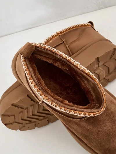 Royalfashion Dámske krátke topánky a'la snow boots Xoalla