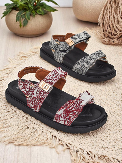 Royalfashion Dámske sandále s potlačou Aloe
