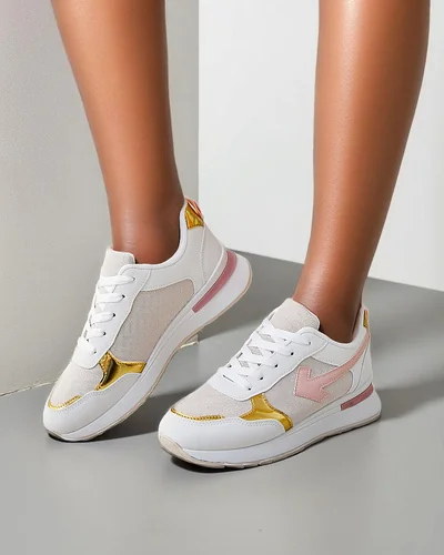 Royalfashion Dámske športové tenisky s trblietkami Berilane