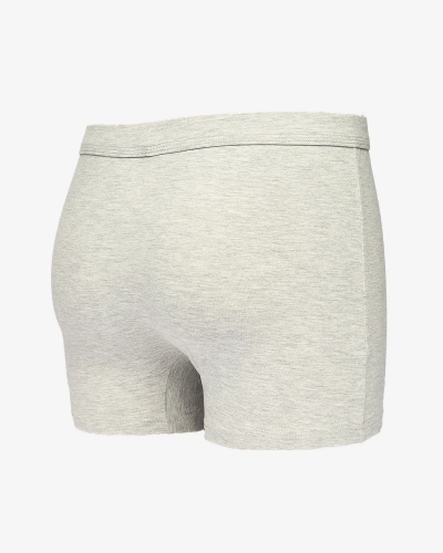 Royalfashion Svetlosivé pánske boxerky s nášivkou