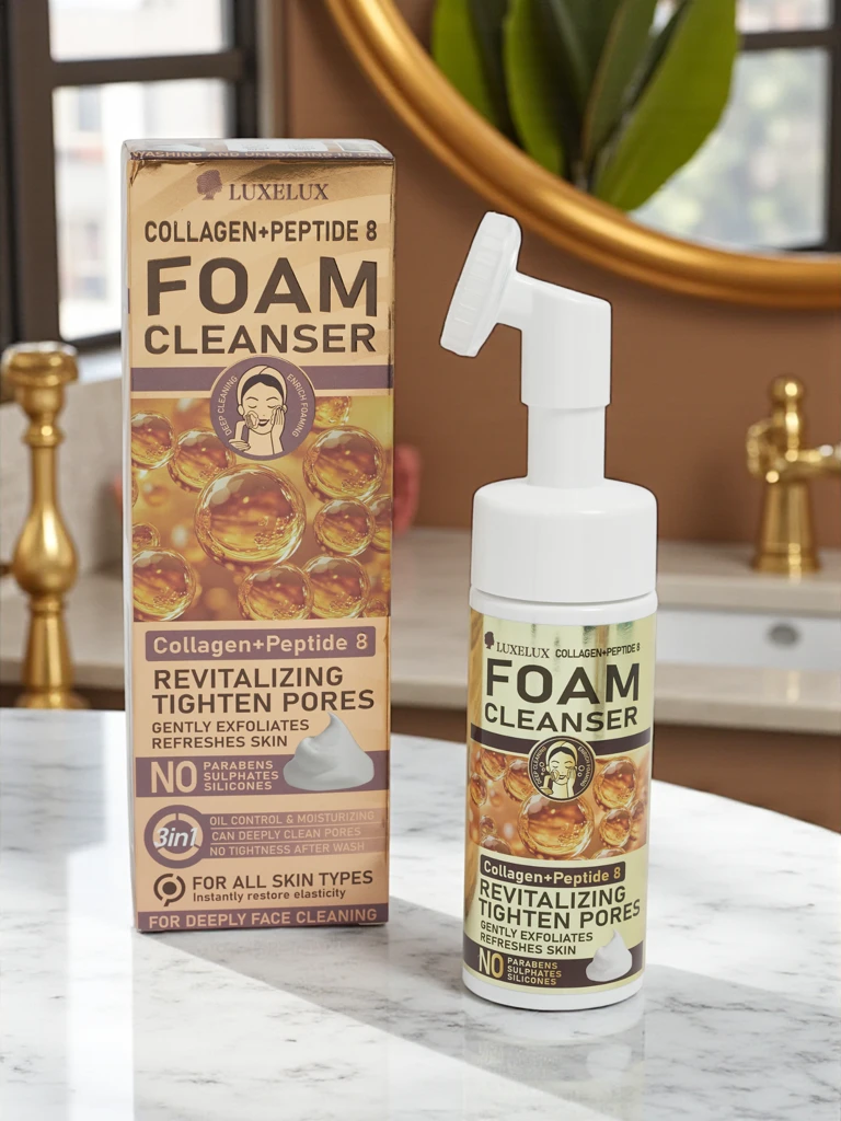 Luxelux Apollo Foam Cleanser Collagen+Peptide 8 150ml Bellissima Amore