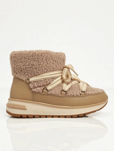 Ženski škornji a'la za sneg s krznom Verruna