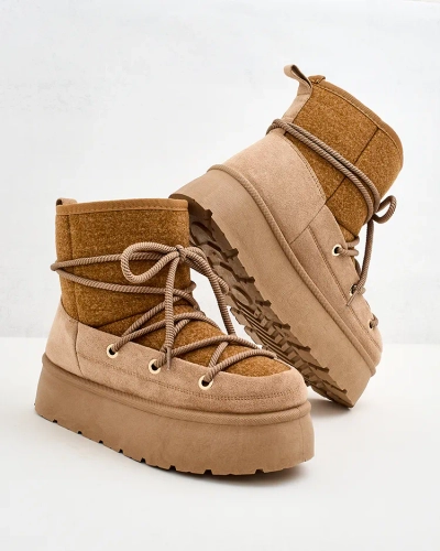 Royalfashion Dámske šnurovacie snehule Filori