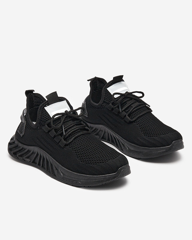 Royalfashion Dámska látková športová obuv v čiernej farbe Ltoti