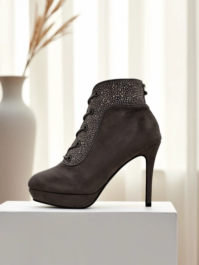 Royalfashion dámske členkové topánky s kamienkami Efelolo
