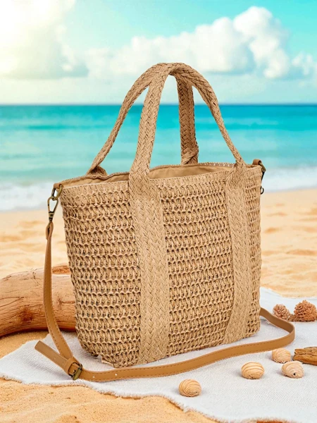 Royalfashion Veľká slamená dámska taška Bella Paglia