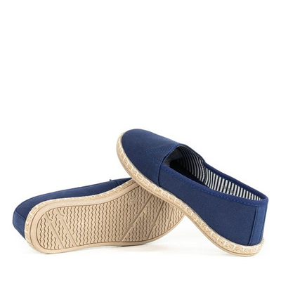 Walencia tmavě modré espadrilles - obuv