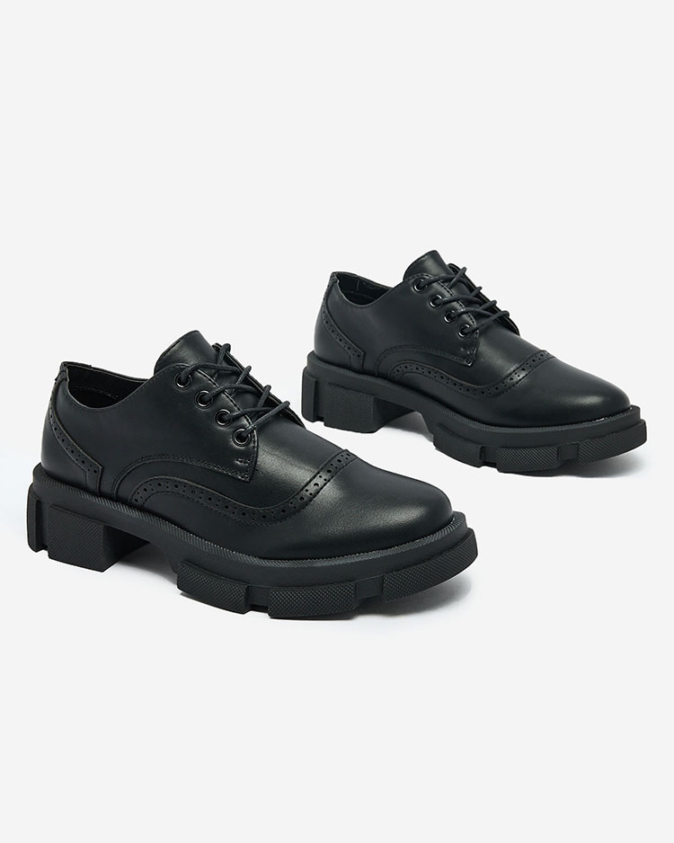 Royalfashion Dámske šnurovacie poltopánky Delgora