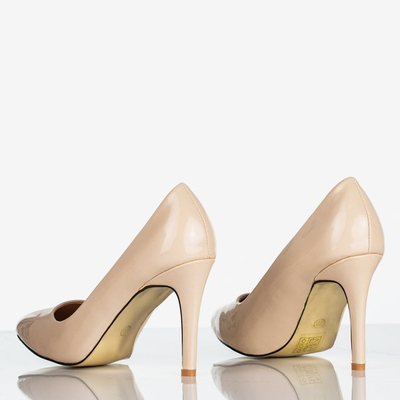 Vysoké podpatky béžové Louie - Boty 1