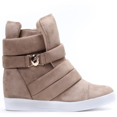 Brązowe sneakersy Jane - Obuwie