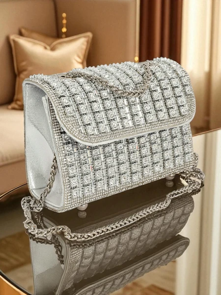 Royalfashion Ženska torbica s cirkoni Elira Dusk