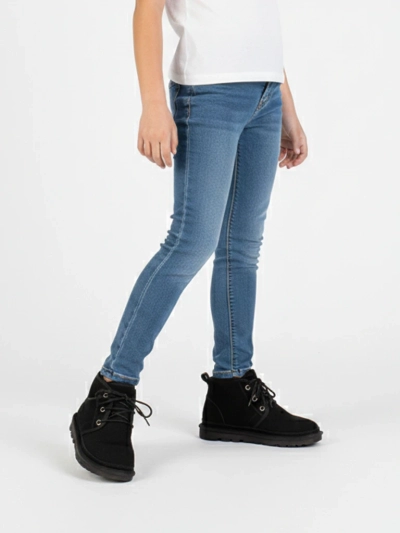 Otroški gležnjarji Luna Črni Semiš Udobni za Zimo