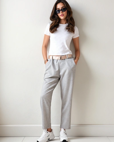 Royalfashion Jednoduché dámske nohavice