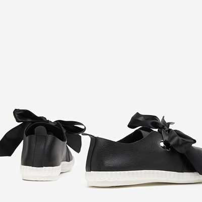 Čierne dámske slip-on tenisky Samhu - Footwear