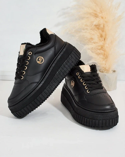 Royalfashion Zateplené dámske tenisky s kožušinou Sofi